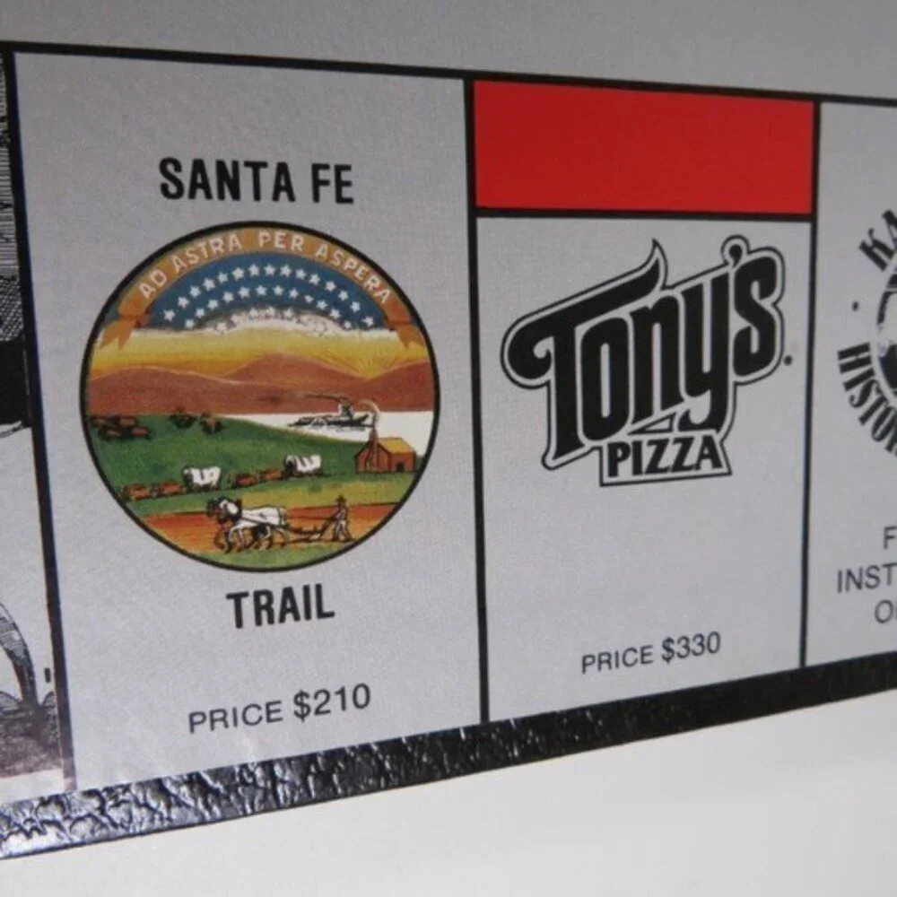 Sunfloweropoly Kansas Advertising Trivia Monopoly Board Game (Complete)